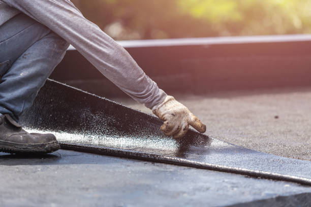 Professional Waterproofing technician working in Montgomery, MN